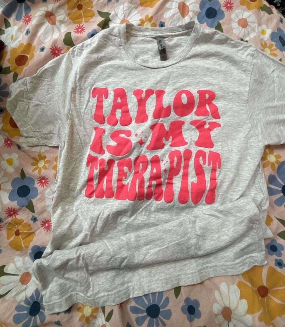 Next Level Apparel Taylor Is My Therapist Graphic T-Shirt
